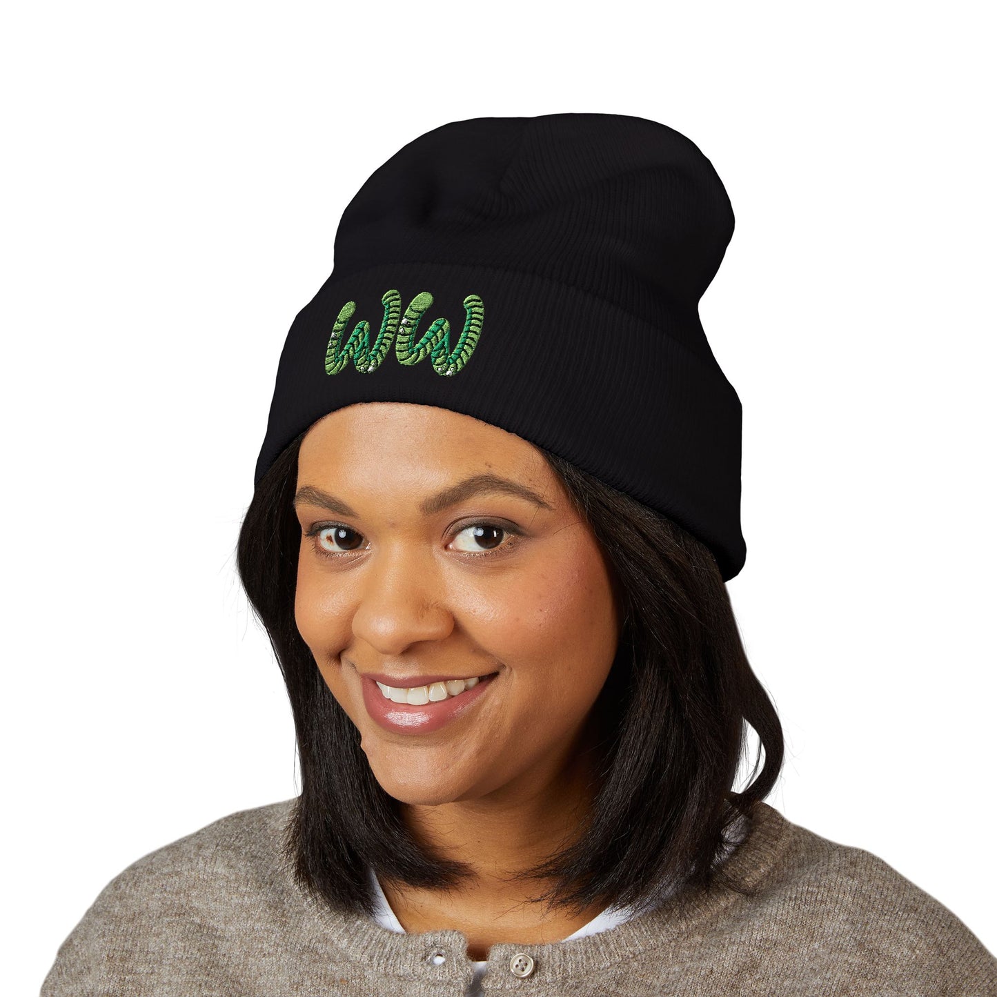 WW Classic Embroidered Cuffed Beanie