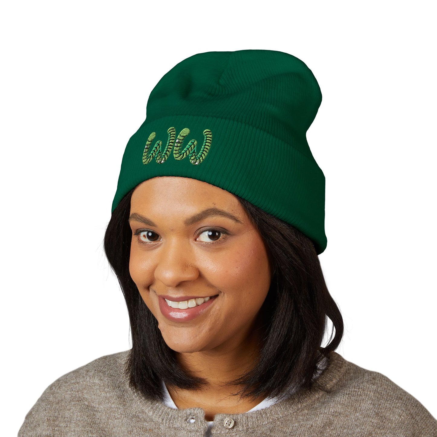 WW Classic Embroidered Cuffed Beanie