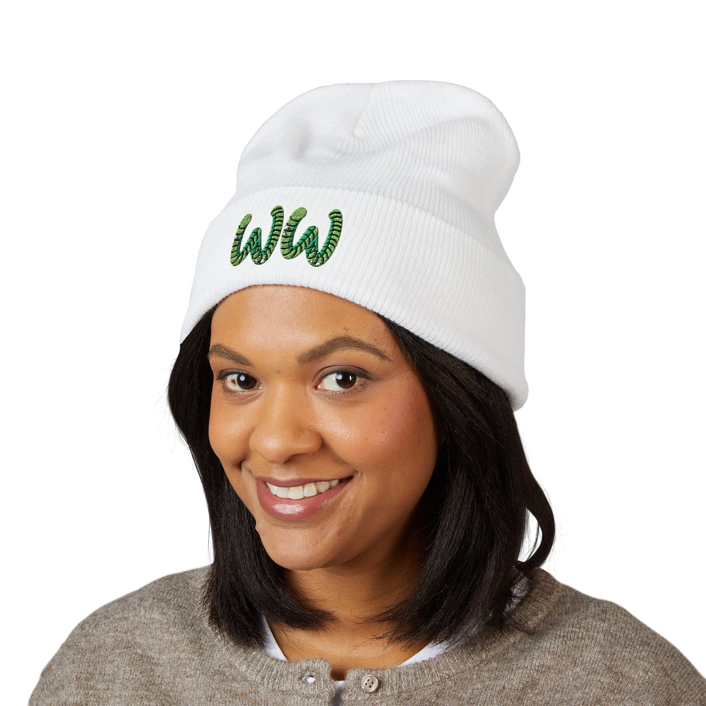 WW Classic Embroidered Cuffed Beanie